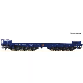   Roco 6600286 Nehézteherszállító hattengelyes pőrekocsi, Samms, Railpro (E6) (H0)