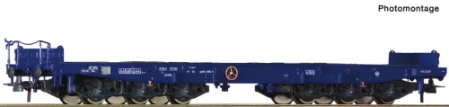 Roco 6600286 Nehézteherszállító hattengelyes pőrekocsi, Samms, Railpro (E6) (H0)