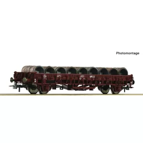   Roco 6600300 Alacsony oldalfalú teherkocsi, Klms, rakománnyal,  SNCF (E4) (H0)