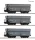 Roco 6600324 Önürítős négytengelyes teherkocsi-készlet, 3-részes Wap, PKP (E4) (H0)