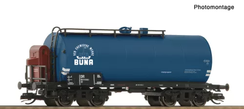 Roco 6680038 Tartálykocsi fékházzal, négytengelyes BUNA, DR (E4) (TT)
