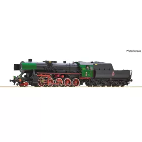  Roco 70112 Gőzmozdony Ty2, csónak szerkocsival, PKP (E3-4) (H0) - Sound