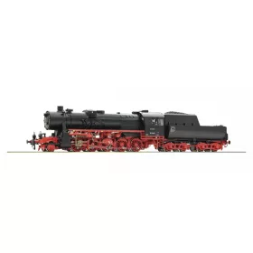   Roco 70276 Gőzmozdony BR 52, csónak szerkocsival és légterelők nélkül, DB (E3) (H0) - Sound