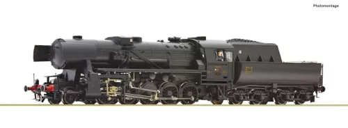 Roco 7100049 Gőzmozdony Reihe 56, csónak szerkocsival, CFL (E3) (H0)