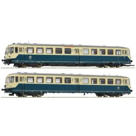 Roco 72082 Akkumulátoros motorvonat BR 515, vezérlőkocsival, óceánkék-bézs, DB (E4) (H0)