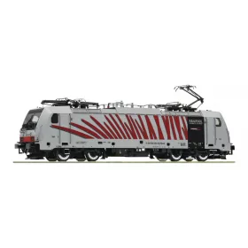 Roco 73318 Villanymozdony BR 186 282-0, piros Zebra festés, Railpool / RTC (E6) (H0)