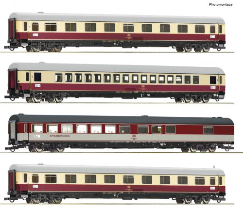 Roco 74012 Személykocsi-készlet, 4-részes TEE 20 „Saphir“, DB (4) (H0)