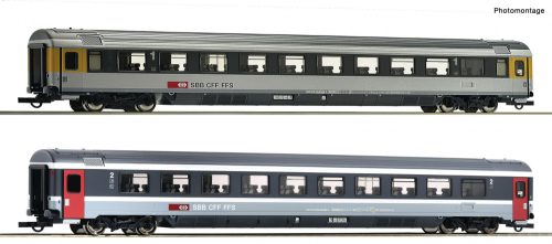 Roco 74023 Személykocsi-pár, négytengelyes EC 6/7, SBB (E6) (H0) - III. készlet