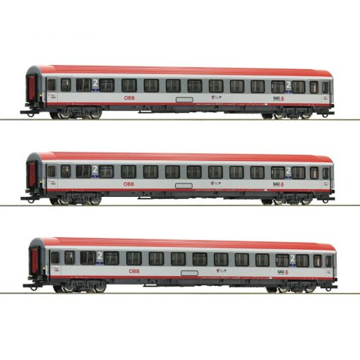 Roco 74132 Személykocsi-készlet, 3-részes Regionalexpress Innsbruck-Bozen, ÖBB (E6) (H0)