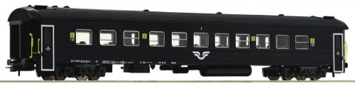 Roco 74515 Személykocsi, négytengelyes 1. osztály, fekete, SJ (E6) (H0)