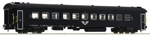 Roco 74517 Személykocsi, négytengelyes 2. osztály, fekete, SJ (E6) (H0) - második pályaszám