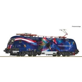   Roco 7520062 Villanymozdony Rh 1116 212-2 Taurus, Fussball Lok, ÖBB (E6) (H0) - AC / Sound