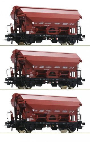 Roco 76179 Billenőtetős önürítős teherkocsi készlet, 3-részes Tds, SNCB (E4) (H0)