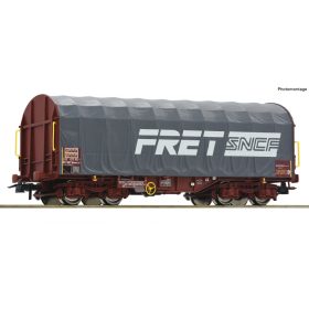   Roco 76443 Ponyvás négytengelyes teherkocsi, SNCF, FRET (E6) (H0)