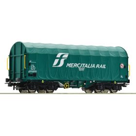   Roco 76449 Ponyvás négytengelyes teherkocsi, Shimms, Mercitalia Rail / FS (E6) (H0)