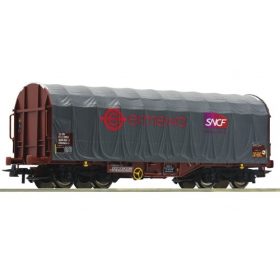   Roco 76450 Ponyvás négytengelyes teherkocsi, Shimms, Ermewa (E6) (H0)