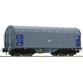   Roco 76452 Ponyvás négytengelyes teherkocsi, Shimmns, VTG, SNCB (E6) (H0)