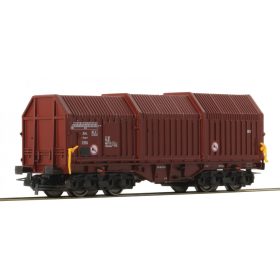   Roco 76462 Teleszkóptetős négytengelyes teherkocsi, Shimmns 708, DR (E4-5) (H0)