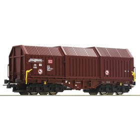   Roco 76464 Teleszkóptetős négytengelyes teherkocsi, Shimmns, DB-AG (E5-6) (H0)