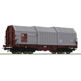   Roco 76465 Teleszkóptetős négytengelyes teherkocsi, Shimmns, FS (E4) (H0)