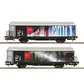   Roco 76490 Eltolható oldalfalú teherkocsi, Hbils, Swiss Quality, SBB (E6) (H0)