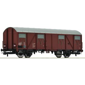   Roco 76617 Fedett teherkocsi, Gos, elemes végzárvilágítással, DR (E4) (H0)