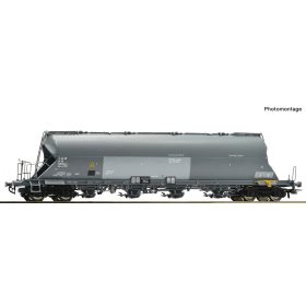   Roco 76708 Poranyagszállító négytengelyes silókocsi, Uacs-x, DR (E4) (H0)