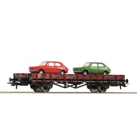   Roco 76764 Rakoncás teherkocsi, Pdkh 31, 2 db Polski Fiat autóval, PKP (E4) (H0)