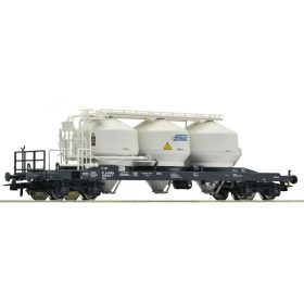   Roco 76882 Poranyagszállító négytengelyes silókocsi, Pultrans (E6) (H0)