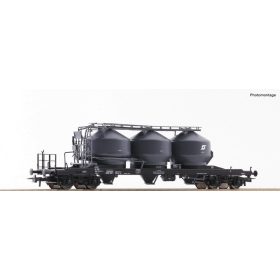   Roco 77440 Poranyagszállító négytengelyes silókocsi, Uacs, ÖBB (E4) (H0)