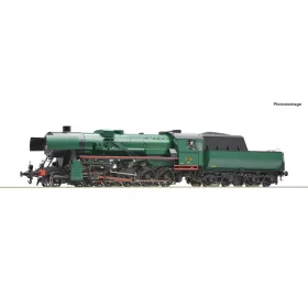   Roco 78044 Gőzmozdony Serie 26, csónak szerkocsival és Witte-légterelőkkel, SNCB (E3) (H0) - AC / Sound