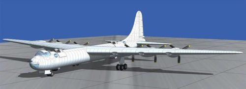 Roden 347 Convair B-36B Peacemaker (Early) (1/144)