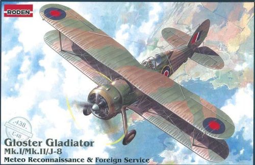 Roden 438 Gloster Gladiator Mk.I/Mk.II/J-8 Meteo Reconnaissance (1/48)