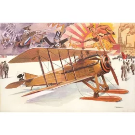 Roden 617 Spad VII c.1 with Russian skies (1/32)