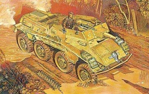 Roden 707 Sd.Kfz.234/3 Schw.Pz.kanonenwg. (1/72)