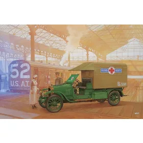 Roden 717 Vauxhall D-type Red cross (1/72)