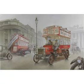 Roden 739 Type B Bus, LGOC, London, Early 1914 (1/72)