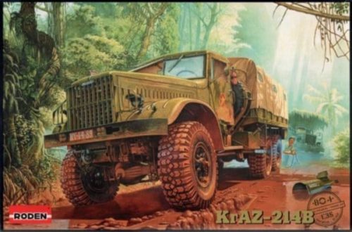 Roden 804 Soviet Truck KrAZ-214B 1/35 katonai jármű makett