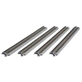   Rokuhan 7297009 (R009) Egyenes ágyazatos sín, 220 mm, áramcsatlakoztatási lehetőséggel, 4 db (Z)