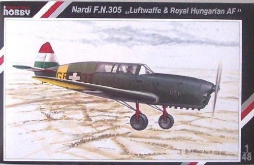 SH48019 Nardi FN.305 Luftwaffe & Royal Hungarian AF repülőgép makett 1/48