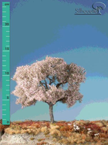 Silhouette 227-15 Cseresznyefa (1 db) - 10-13 cm, Rózsaszín (H0)