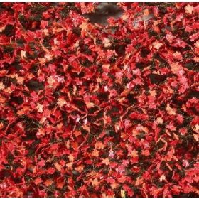   Silhouette 930-25 MS Juharfa lombanyag, piros - téphető, Késő-ősz (H0) kb. 7,5x4cm