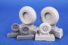 Special Hobby 129-4499 Dornier Do 217 Wheels Correction Set 1/48 / for ICM kits - Feljavító készlet