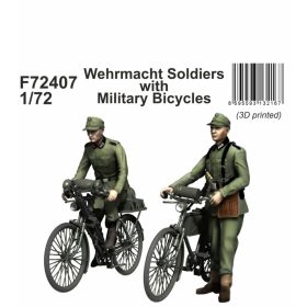   Special Hobby F72407 Wehrmacht Soldiers with Military Bicycles (1/72) figura makett