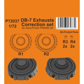   Special Hobby P72037 DB-7 Exhausts Correction set / for Azur/Frrom kit (1/72) feljavító készlet
