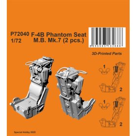   Special Hobby P72040 F-4B Phantom Seat - M.B. Mk.7 (2 pcs.) (1/72) feljavító készlet