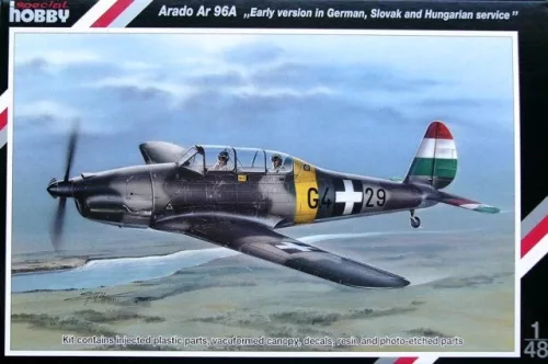 Special Hobby 48067 Arado Ar 96A "Early version in German, Slovak and Hungarian service" repülőgép makett 1/48