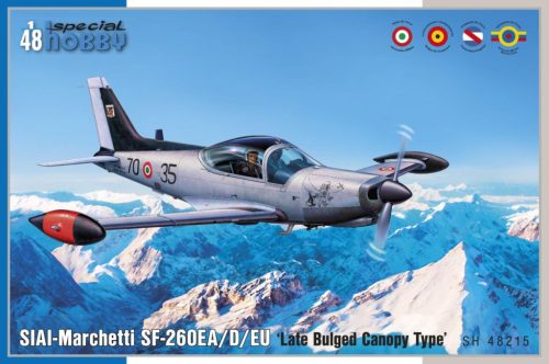 Special Hobby 48215 SIAI-Marchetti SF-260EA/D/EU ‘ Late Bulged Canopy Type’ repülőgép makett 1/48