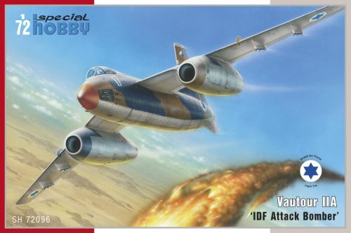 Special Hobby 72096 Vautour IIA ‘IDF Attack Bomber’ 1/72 repülőgép makett