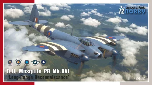 Special Hobby 72452 DH. Mosquito PR Mk.XVI ‘Long-Range Reconnaissance’ 1/72 repülőgép makett